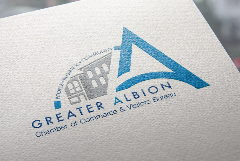 Greater Albion Chamber of Commerce Logo | BrickStreet Marketing